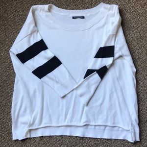 AE black striped sweater